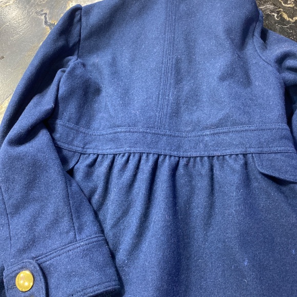 Beautiful navy blue Gap girl’s 14/16 years XL wool coat - Picture 4 of 5
